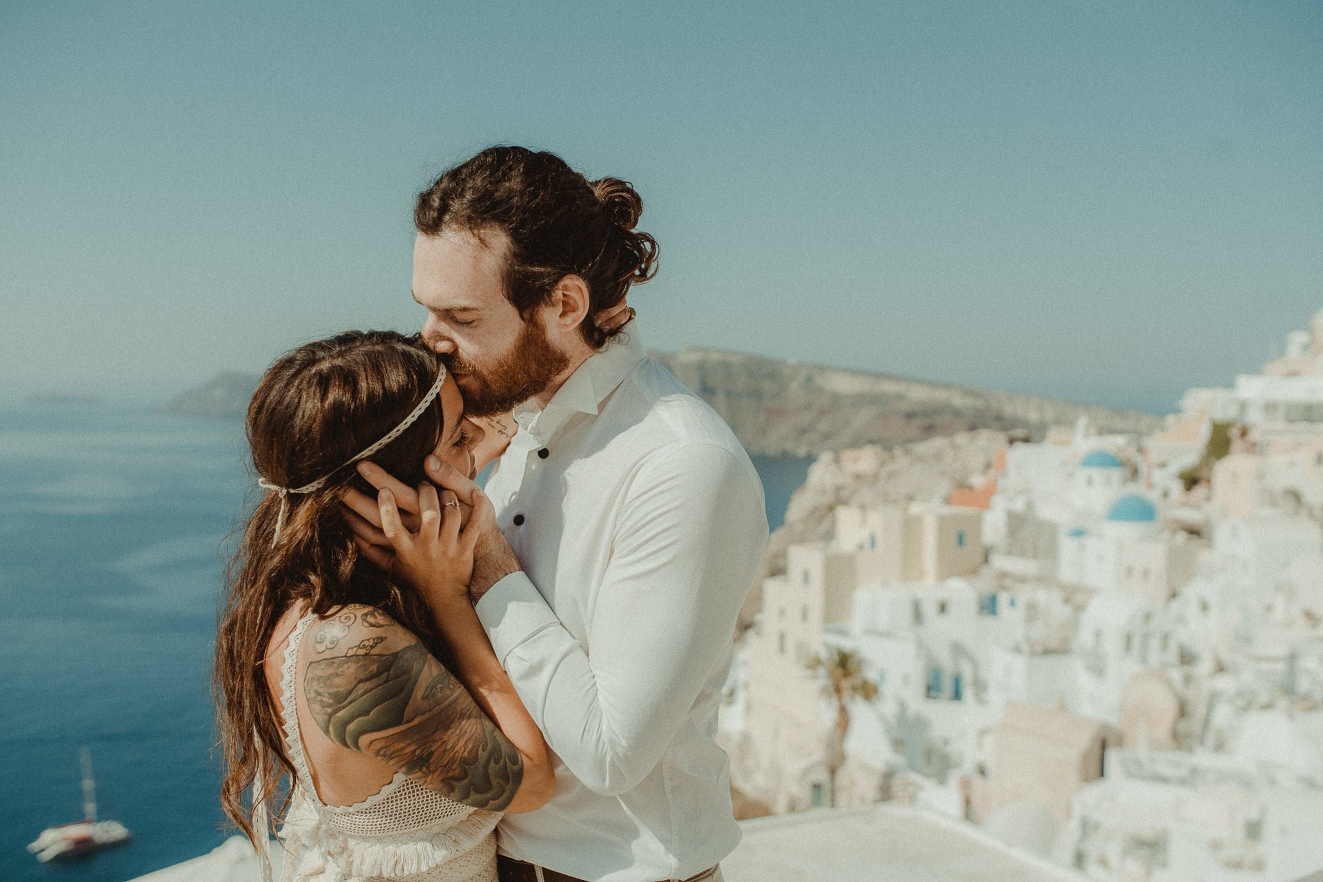 Santorini Elopement wedding in Oia