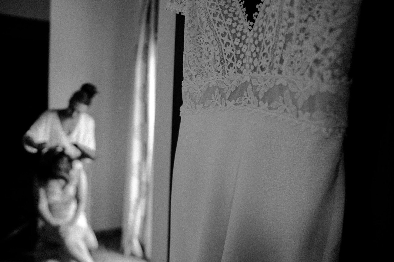 Lebanese destination Wedding in Paxos bride's preparations filmed by Paxos Wedding Videographer