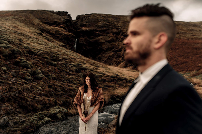 Best Isle of Skye Wedding Videographer moody elopement