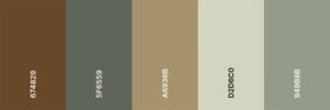 Color palette of the Nostalgia Poetry LUT