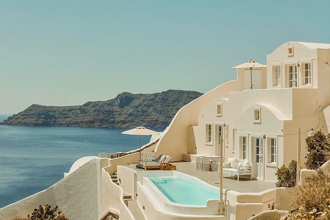 Stunning Canaves Oia one of the Best places to get married in Santorini Oia