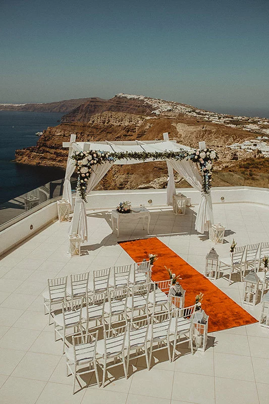 Santo Wines is one of the best places to get married in Santorini and the top wedding venues in Pyrgos