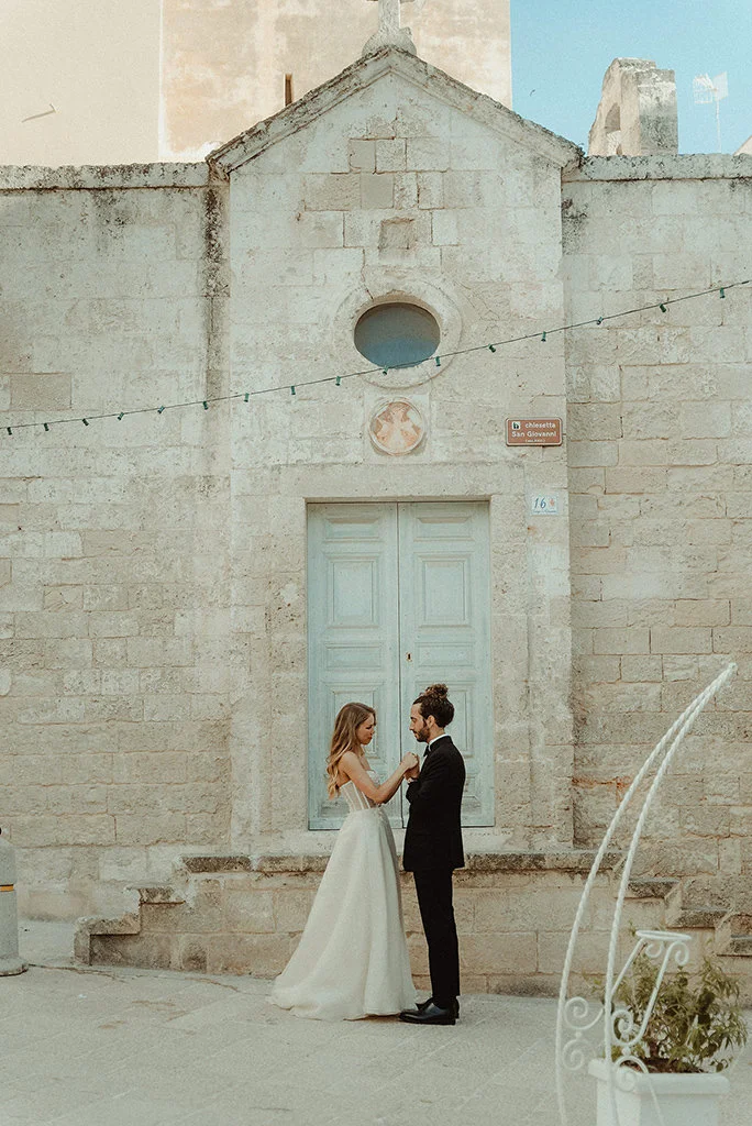 Destination Wedding in Puglia Couple in Monopoli