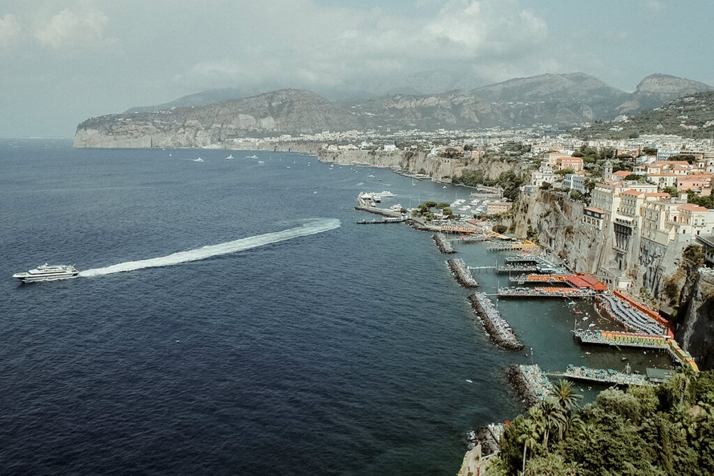 Panoramic View of Sorrento in the Amalfi Coast