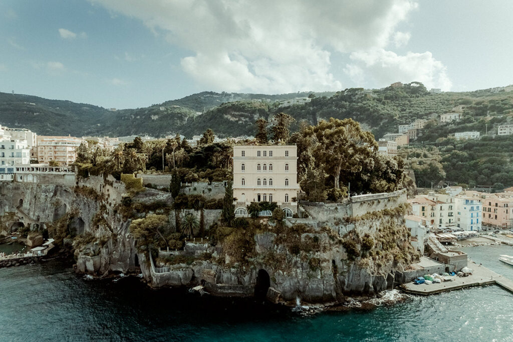 Villa Astor Best Wedding Venue in Sorrento overlooking the sea