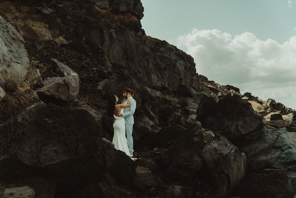 Adventure elopement in Italy in the rocky mountains