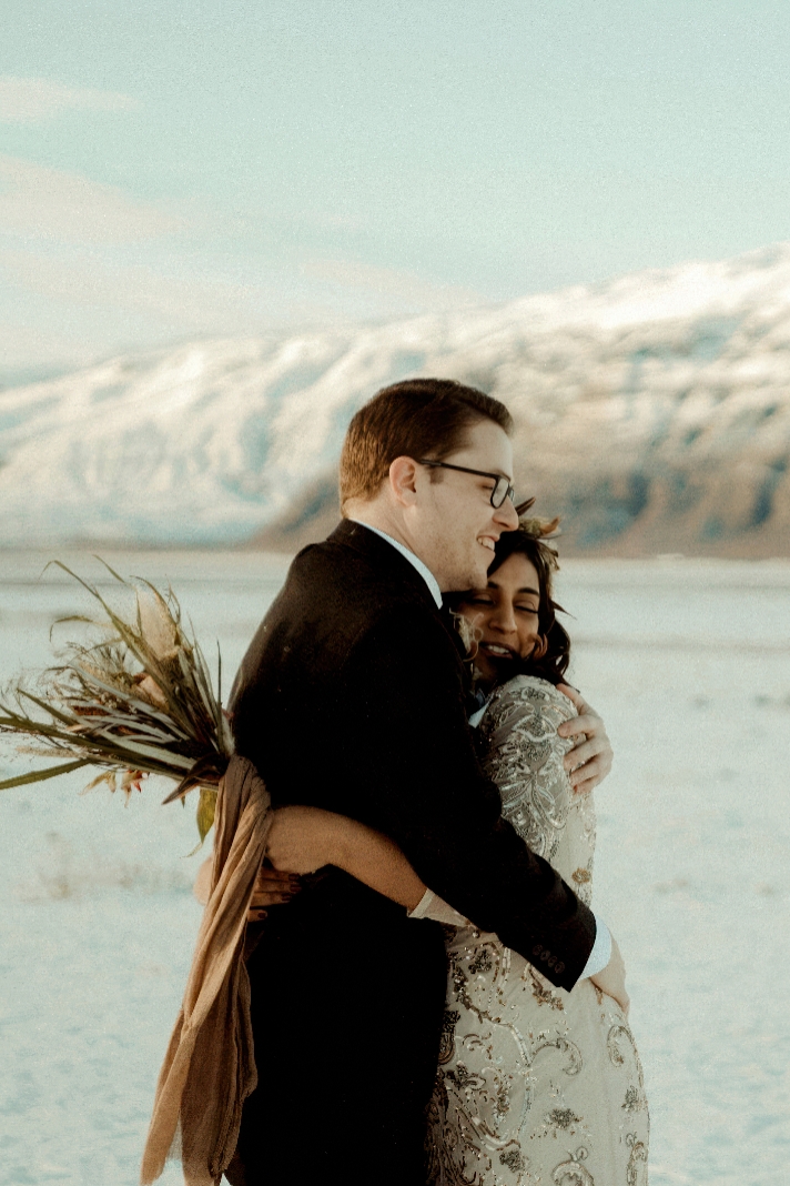 Testimonial Picture from an Elopement in South Iceland