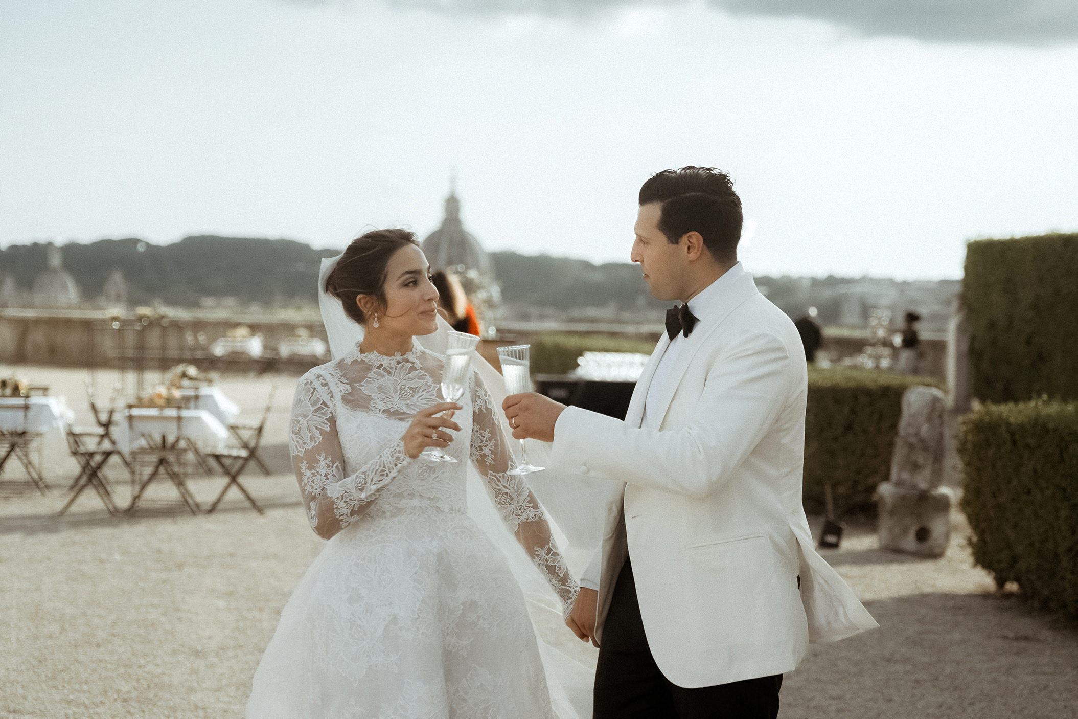 Destination Wedding in Rome captured by the best Italy Wedding Videographer