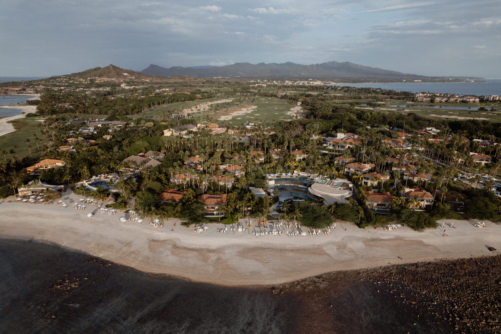 Aerial picture of Punta Mita Mexico