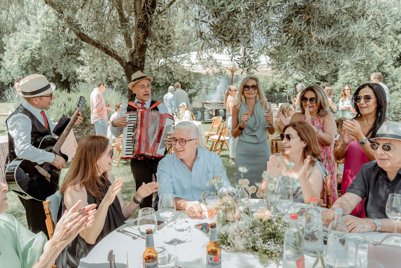 Farewell brunch for a three day Castello di Gargonza Wedding in Tuscany