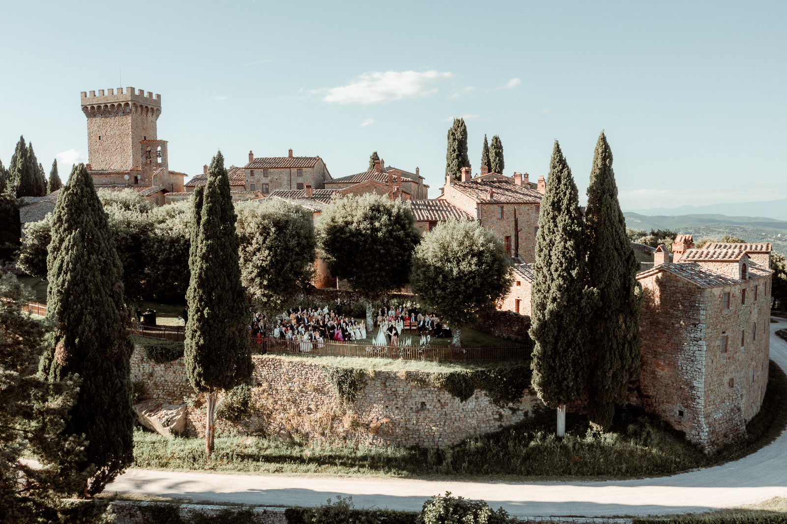 Castello di Gargonza wedding in Tuscany